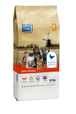 Caro-Cat Kip-rijst 15 kg
